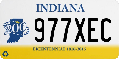 IN license plate 977XEC