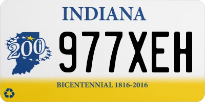 IN license plate 977XEH