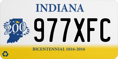IN license plate 977XFC