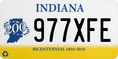 IN license plate 977XFE