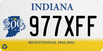 IN license plate 977XFF