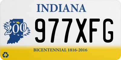 IN license plate 977XFG