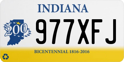 IN license plate 977XFJ