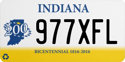 IN license plate 977XFL