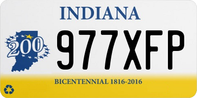 IN license plate 977XFP