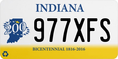 IN license plate 977XFS