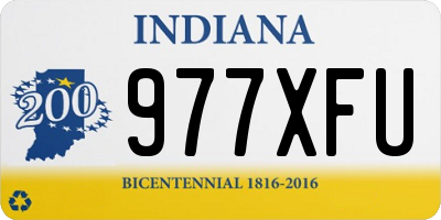 IN license plate 977XFU