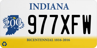 IN license plate 977XFW