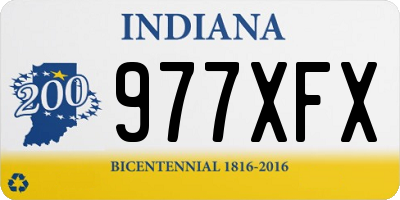 IN license plate 977XFX