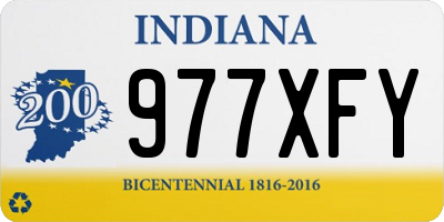 IN license plate 977XFY