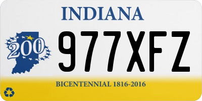 IN license plate 977XFZ