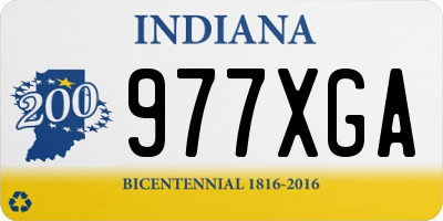 IN license plate 977XGA