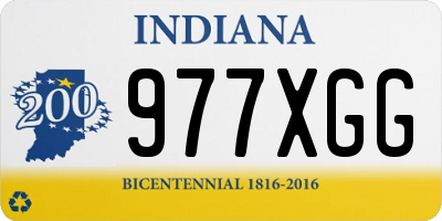 IN license plate 977XGG