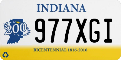 IN license plate 977XGI