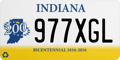 IN license plate 977XGL