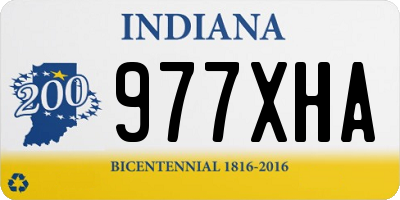 IN license plate 977XHA