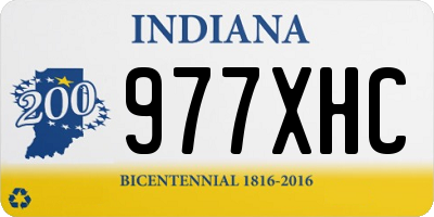IN license plate 977XHC
