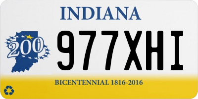IN license plate 977XHI