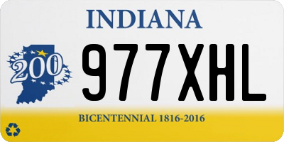 IN license plate 977XHL