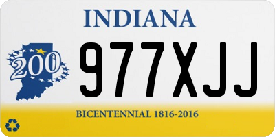 IN license plate 977XJJ