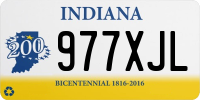 IN license plate 977XJL