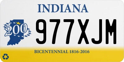IN license plate 977XJM