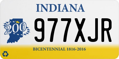 IN license plate 977XJR