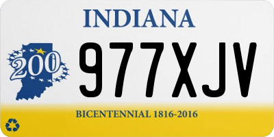 IN license plate 977XJV