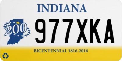 IN license plate 977XKA
