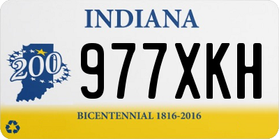 IN license plate 977XKH