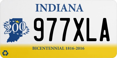 IN license plate 977XLA
