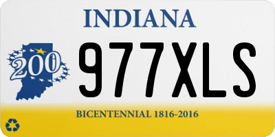IN license plate 977XLS
