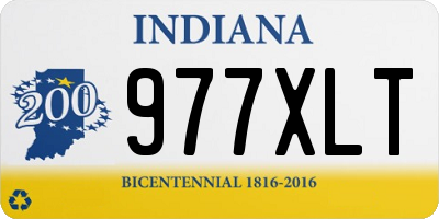 IN license plate 977XLT