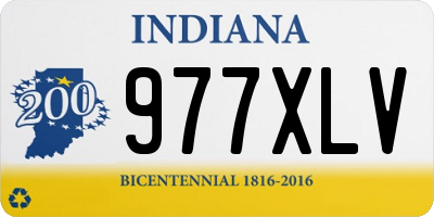 IN license plate 977XLV