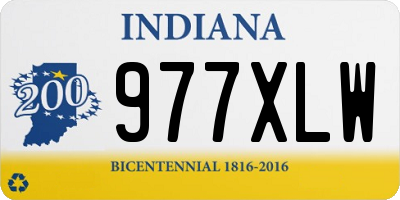 IN license plate 977XLW