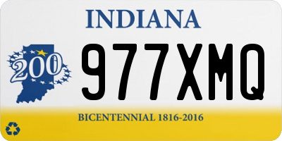 IN license plate 977XMQ