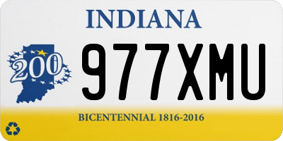 IN license plate 977XMU