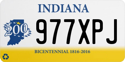 IN license plate 977XPJ
