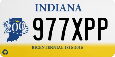 IN license plate 977XPP