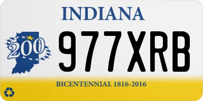 IN license plate 977XRB