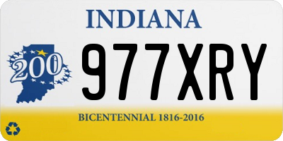 IN license plate 977XRY
