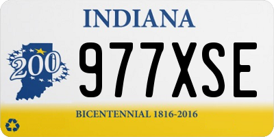 IN license plate 977XSE