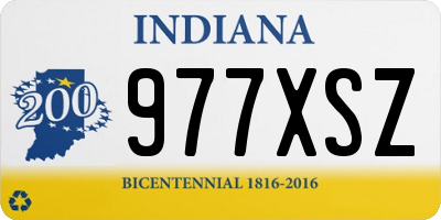 IN license plate 977XSZ