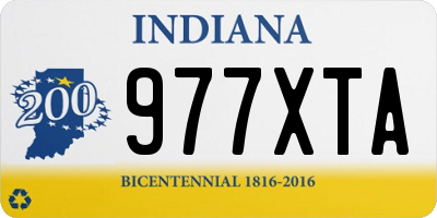 IN license plate 977XTA