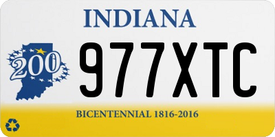 IN license plate 977XTC
