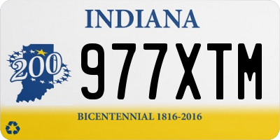 IN license plate 977XTM