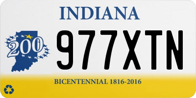 IN license plate 977XTN