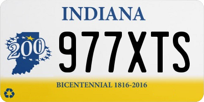 IN license plate 977XTS