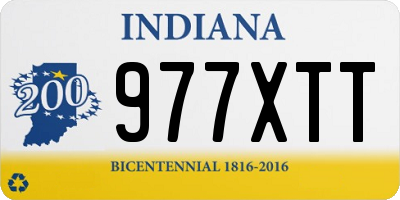 IN license plate 977XTT