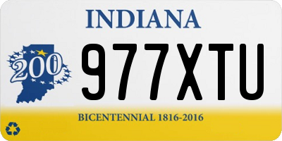 IN license plate 977XTU